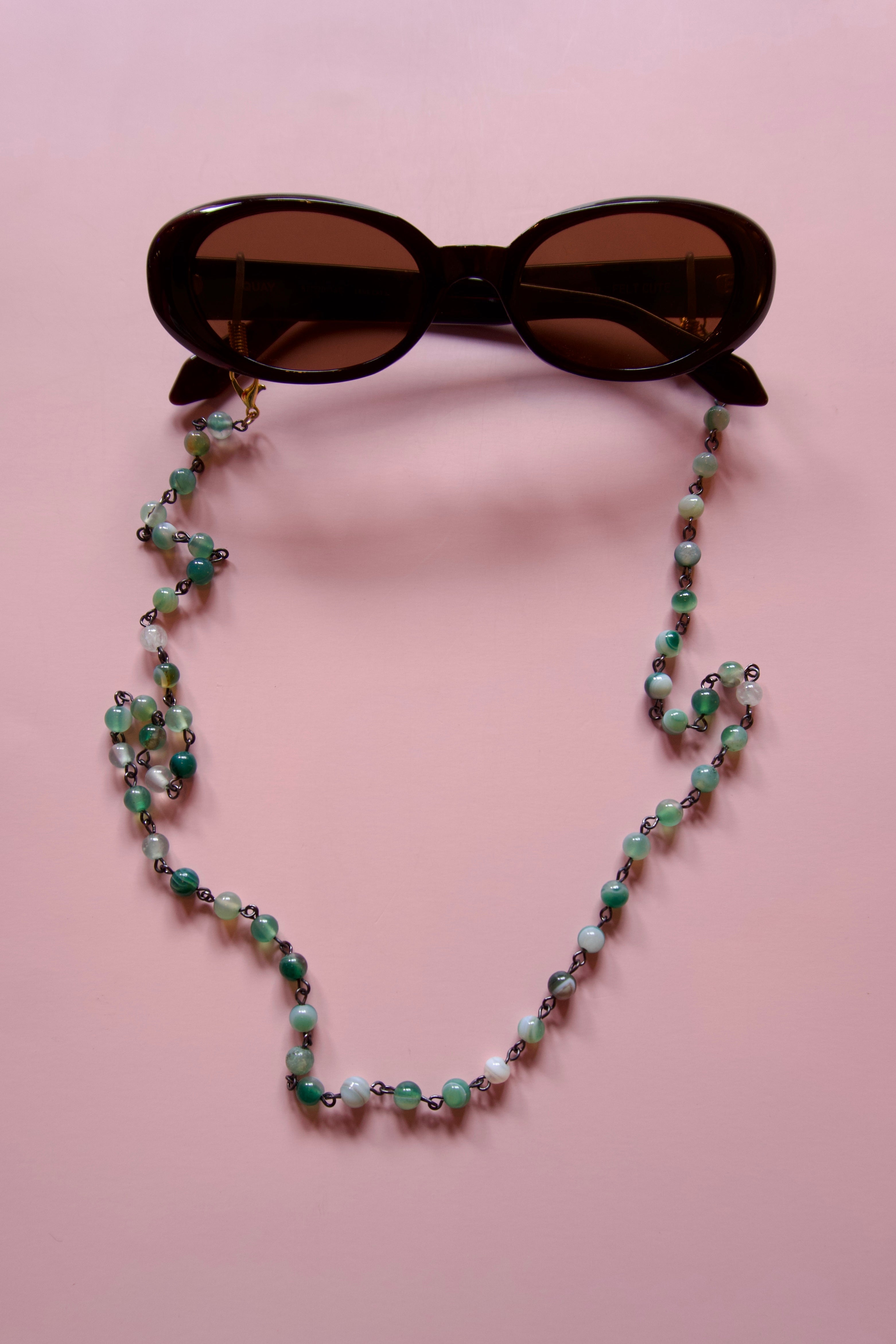 Jade glasses chain/necklace