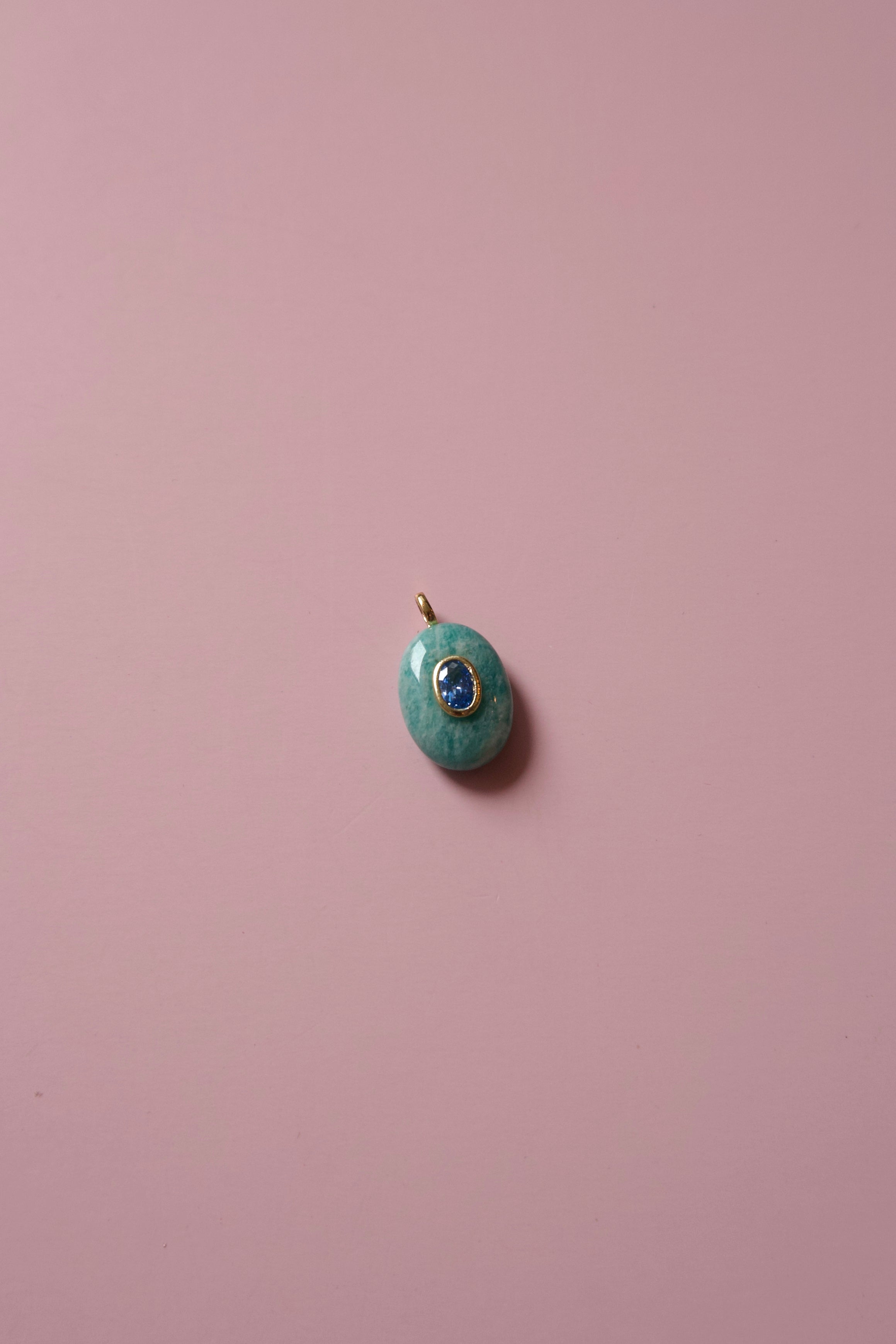 Amazonite charm