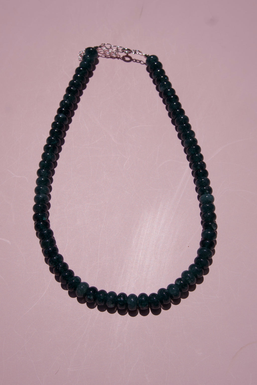 Deep Green gemstone necklace