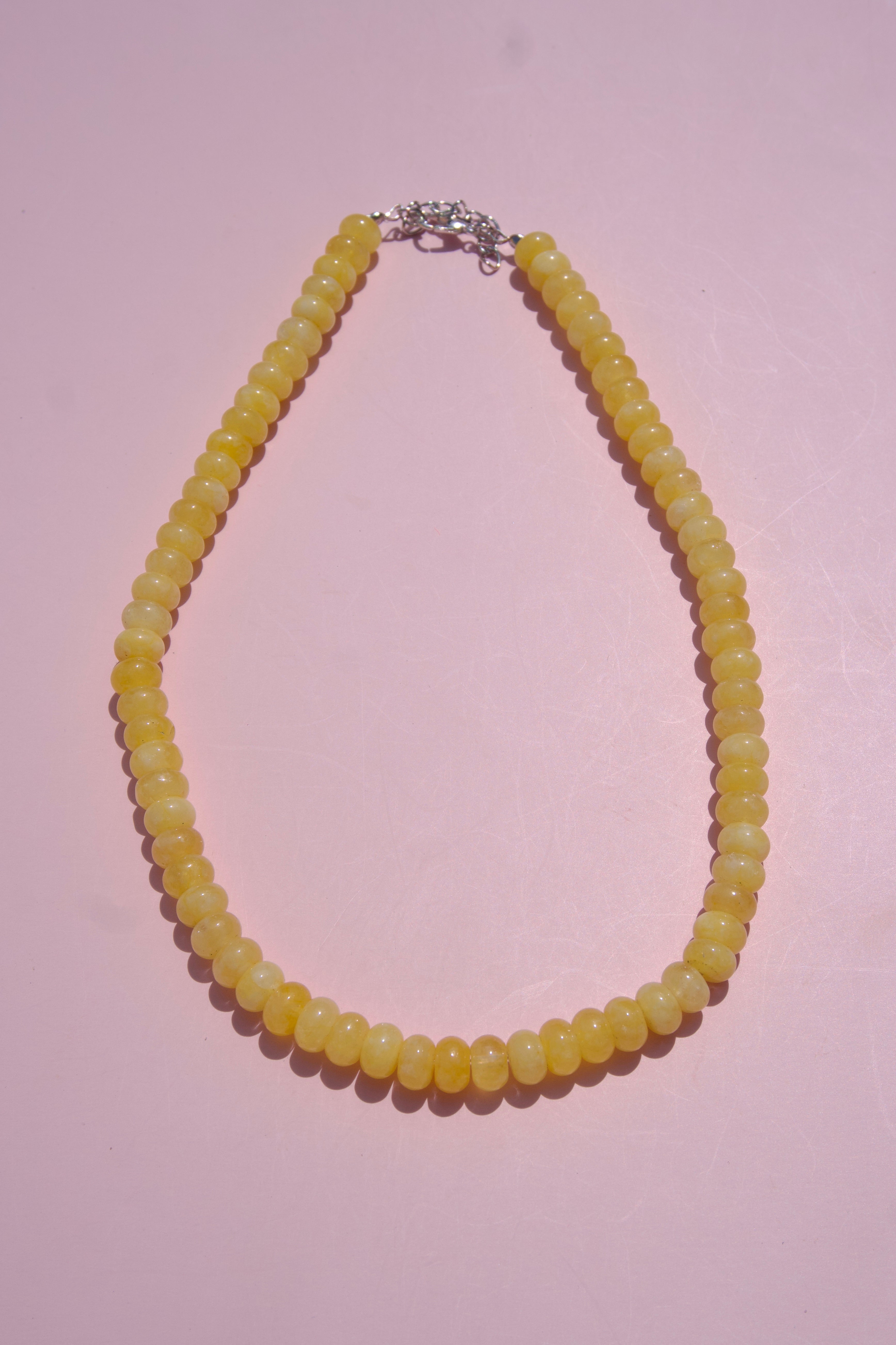 Sunflower necklace
