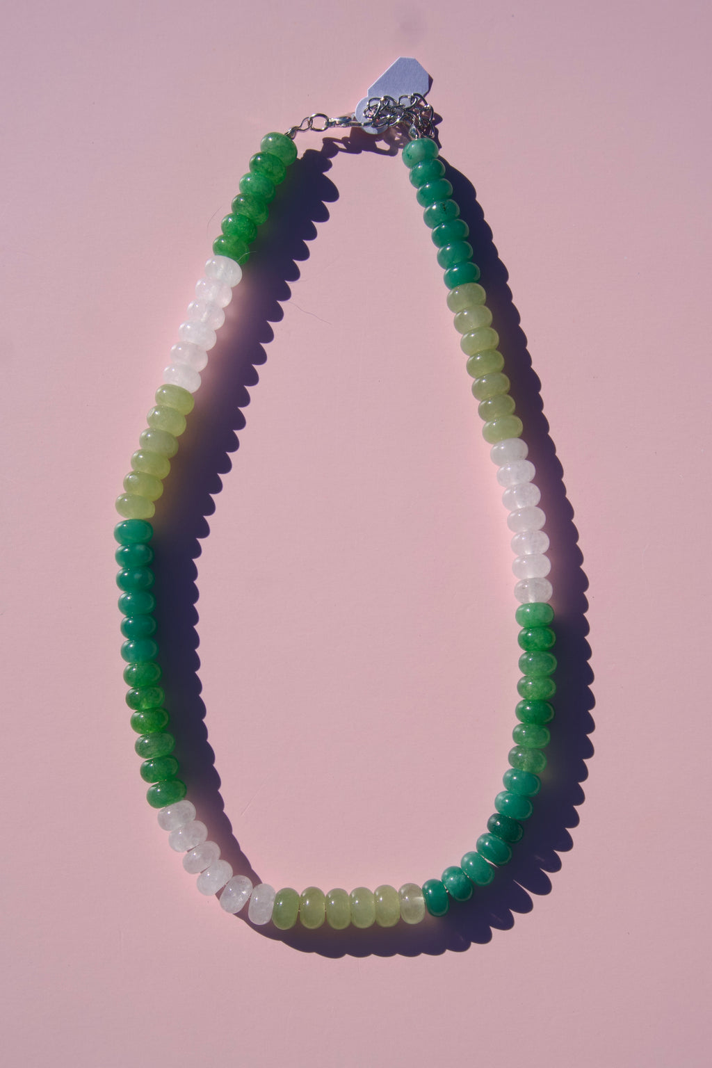 Shades of green necklace