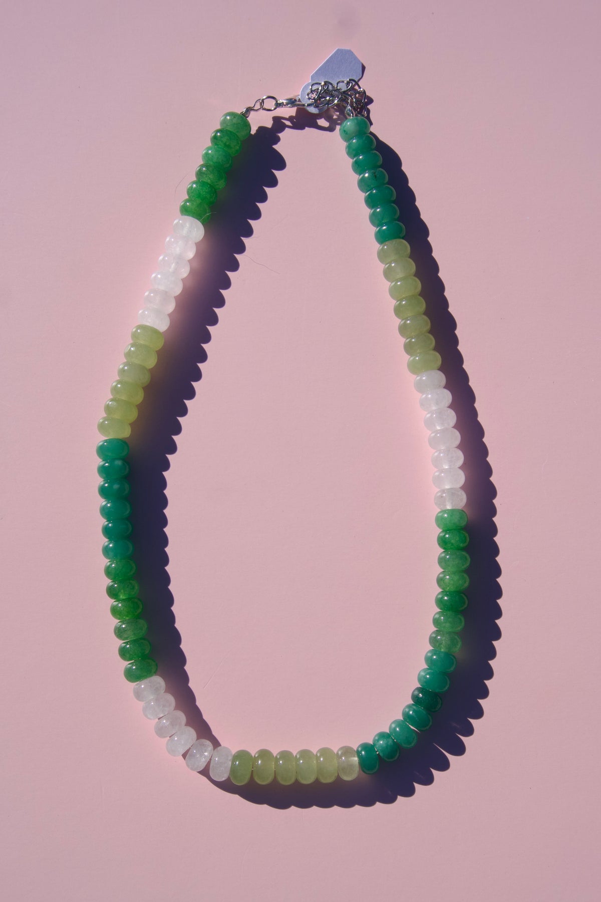 Shades of green necklace