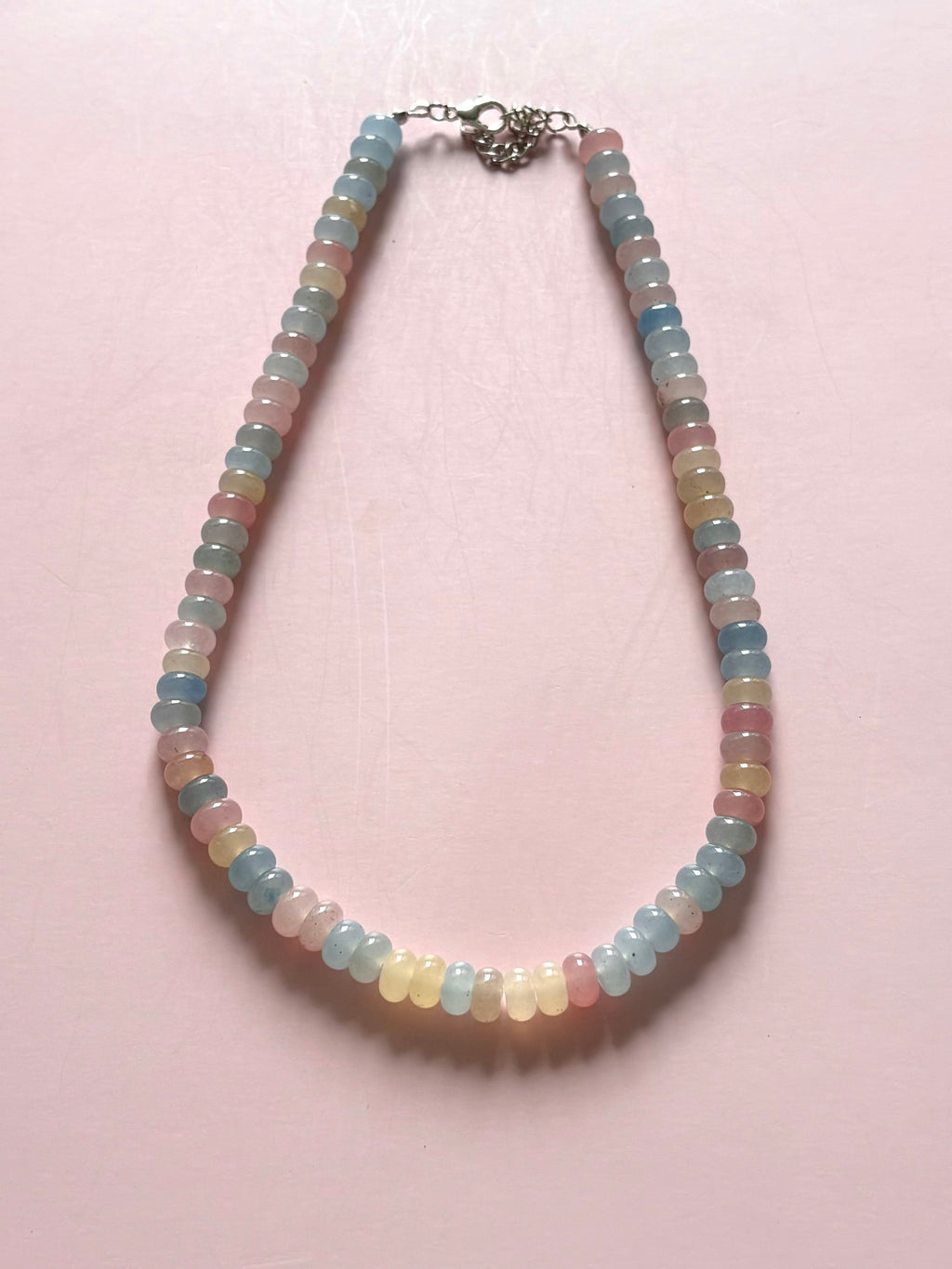 Muted pastels multicolor necklace