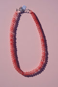 Cherry quartz necklace