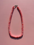 Pink mother of pearl necklace