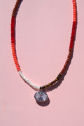 Autumn mix charm necklace