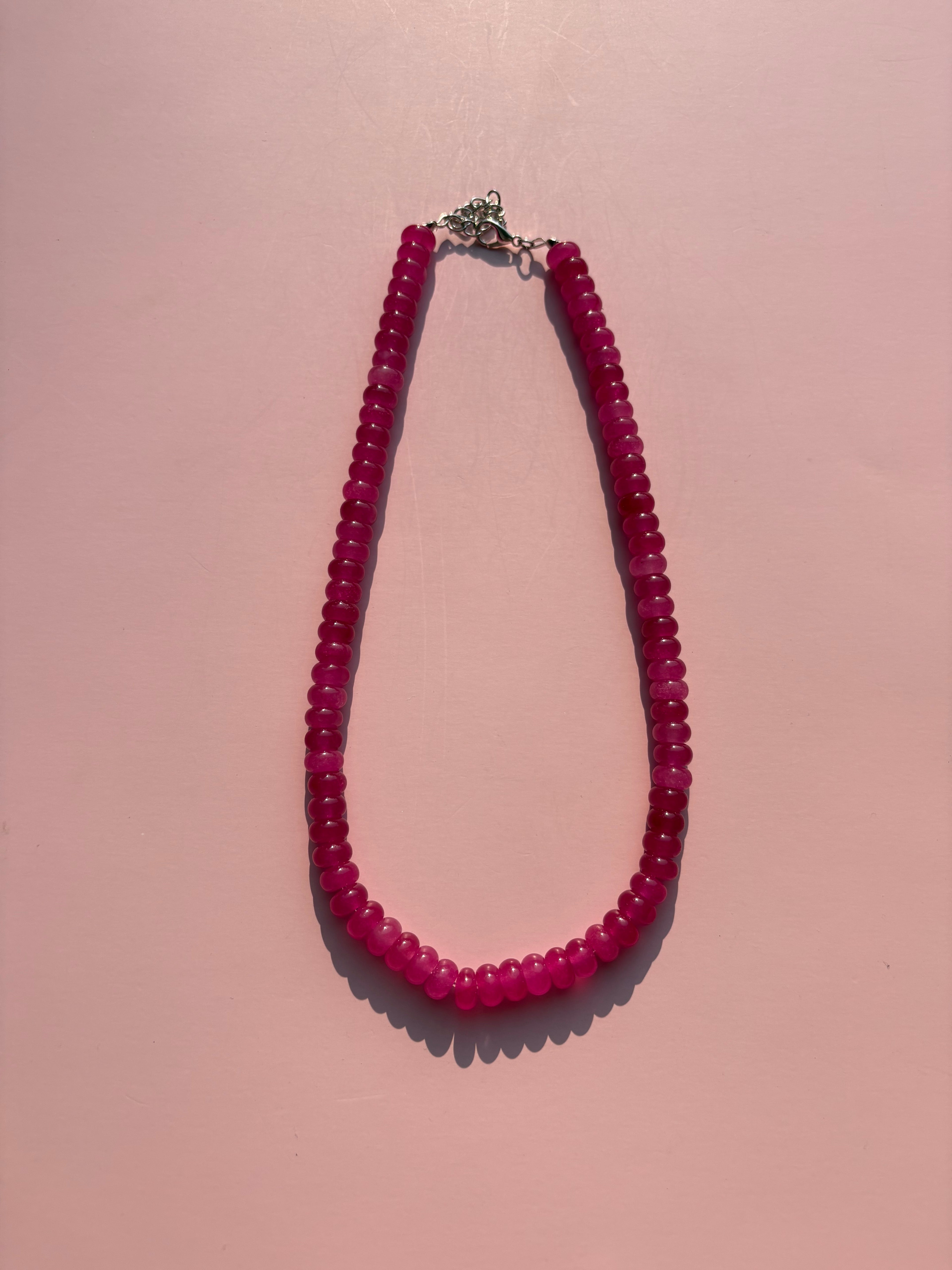 Hot Pink necklace