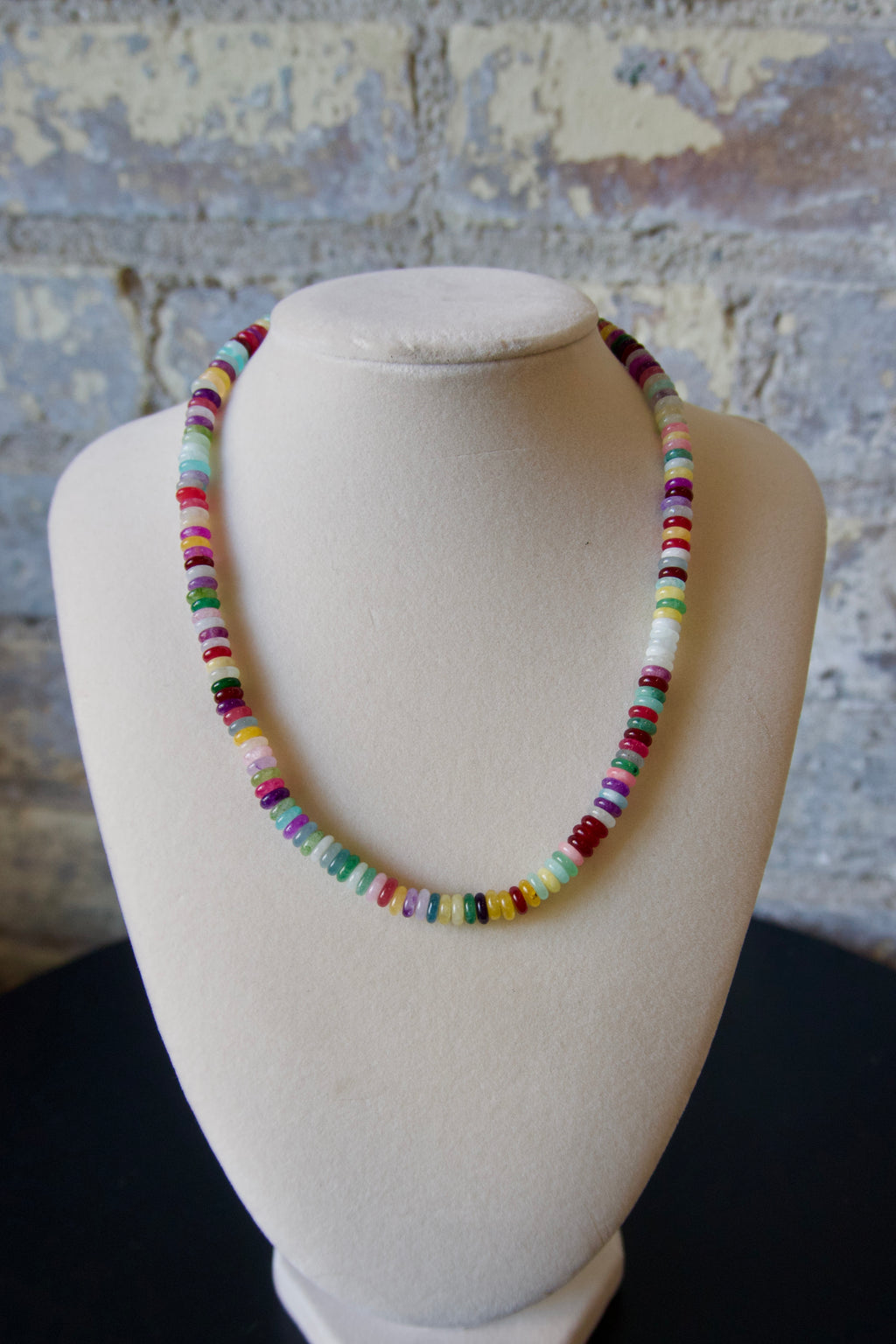 The petite multicolor necklace