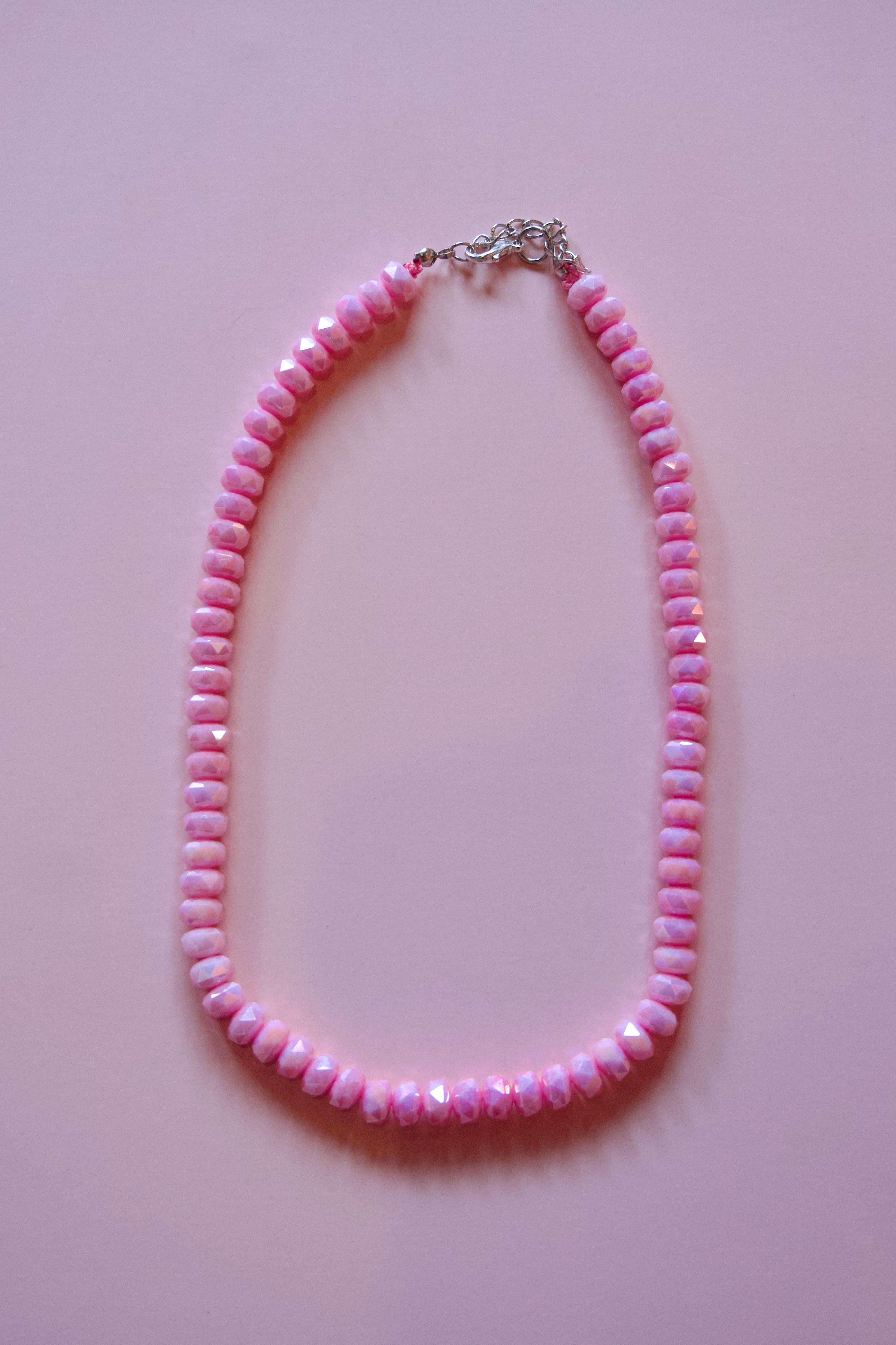 Bubblegum sparkles necklace