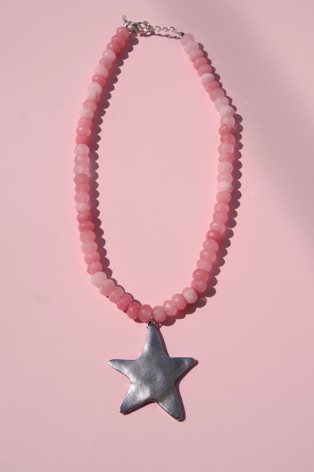 Pink stars necklace