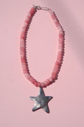 Pink stars necklace