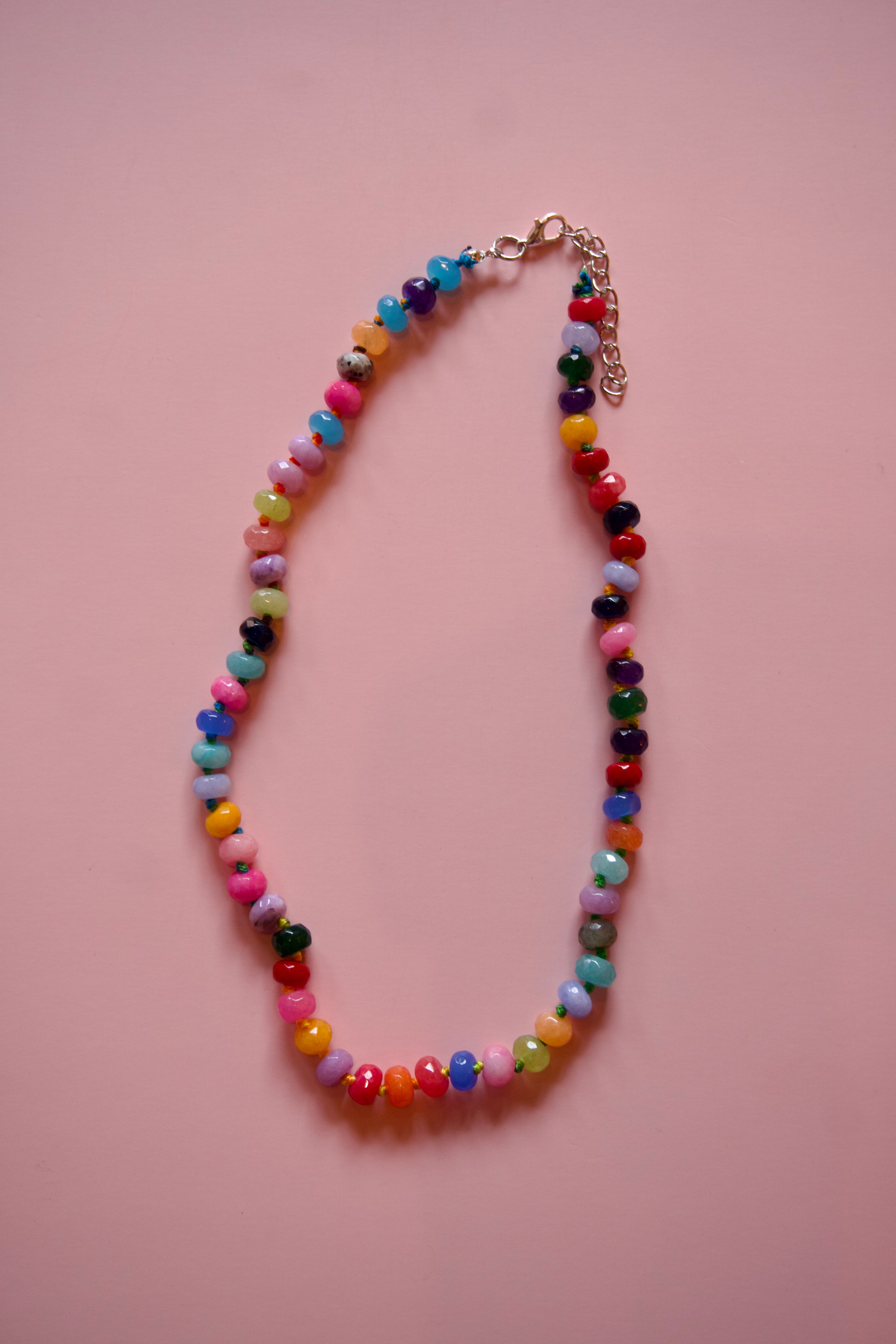 Rainbow necklace 004