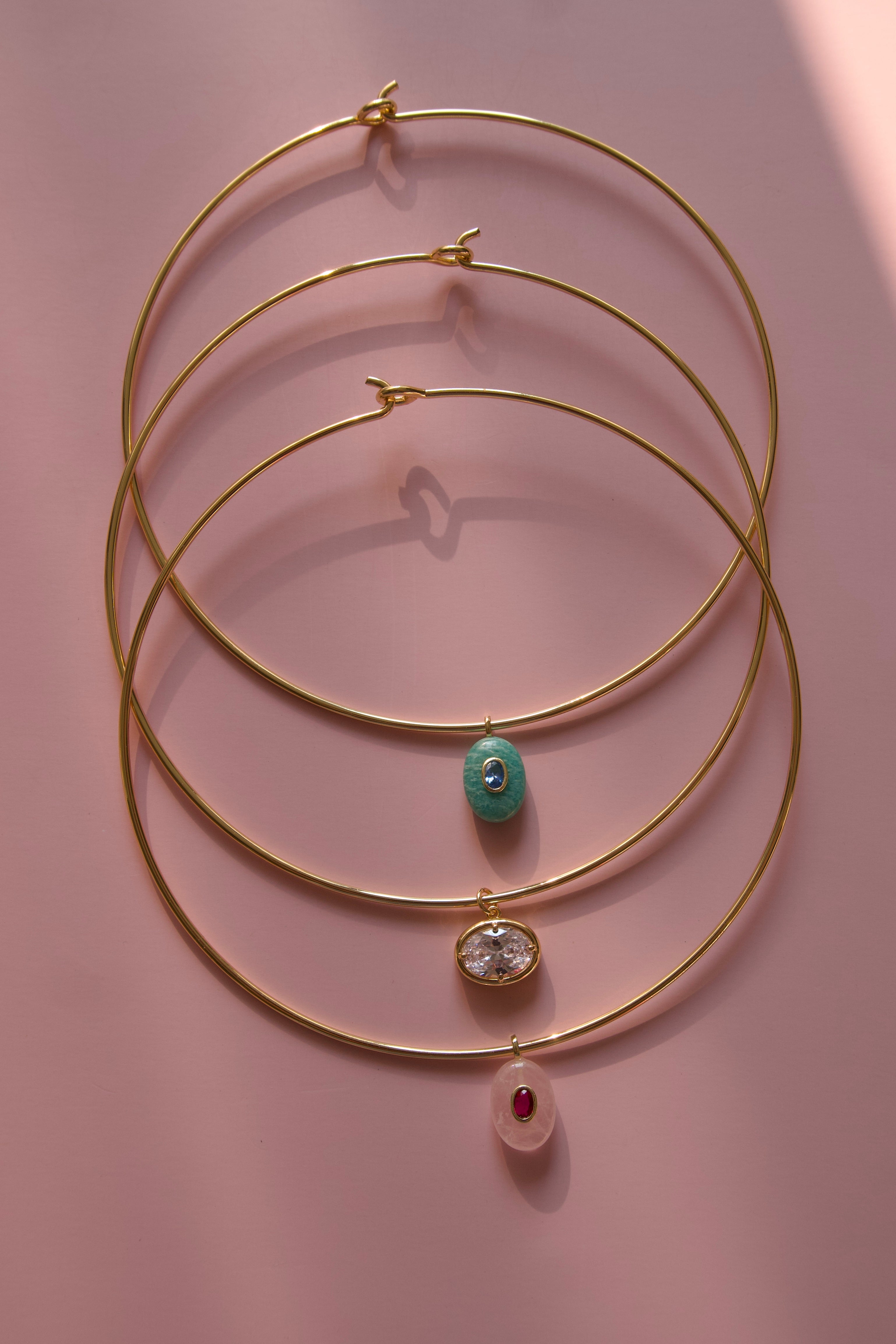 Rose Quartz collar