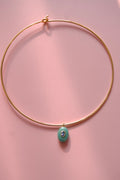 Amazonite collar necklace