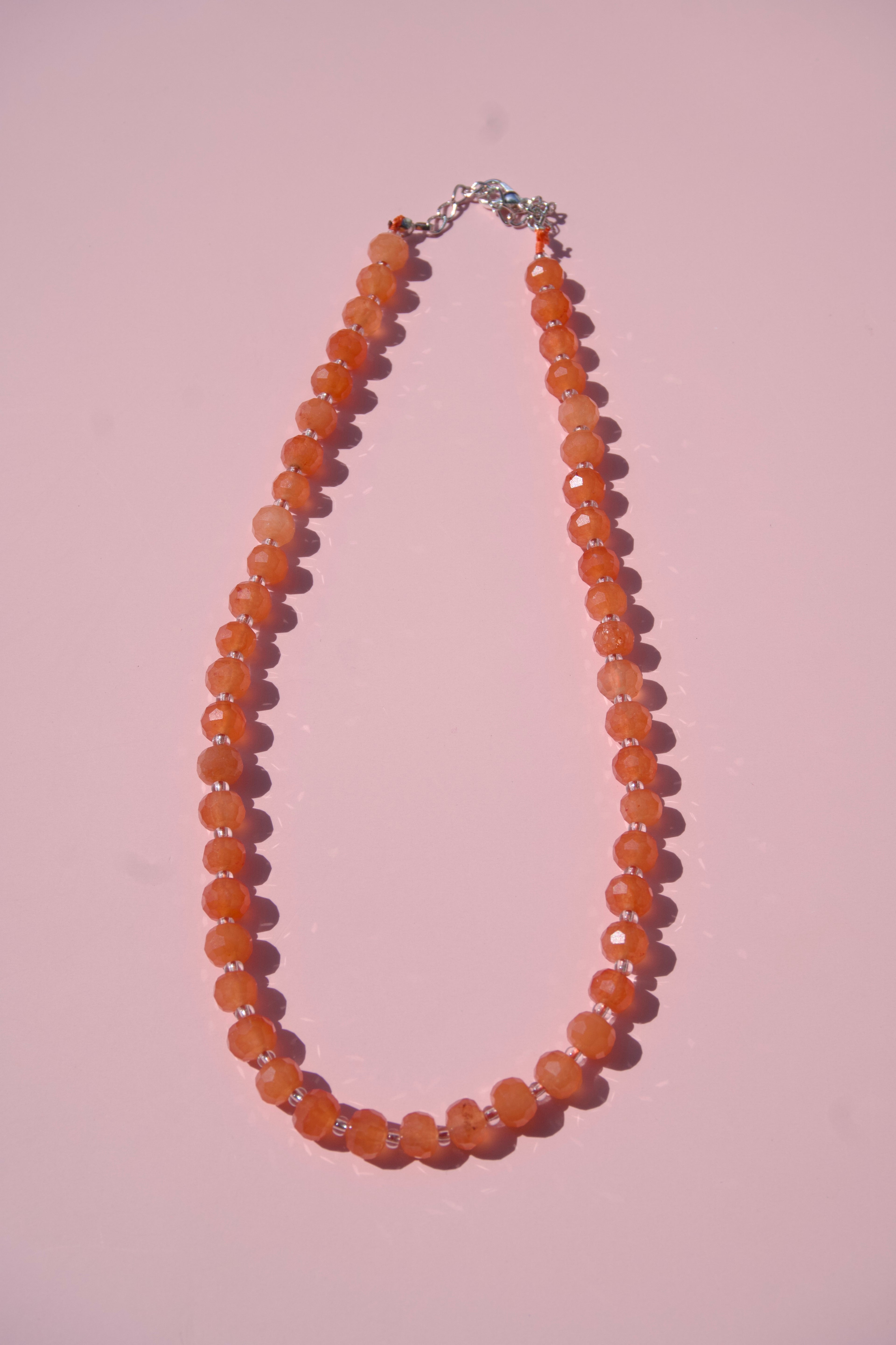 Orange creamsicle necklace ￼