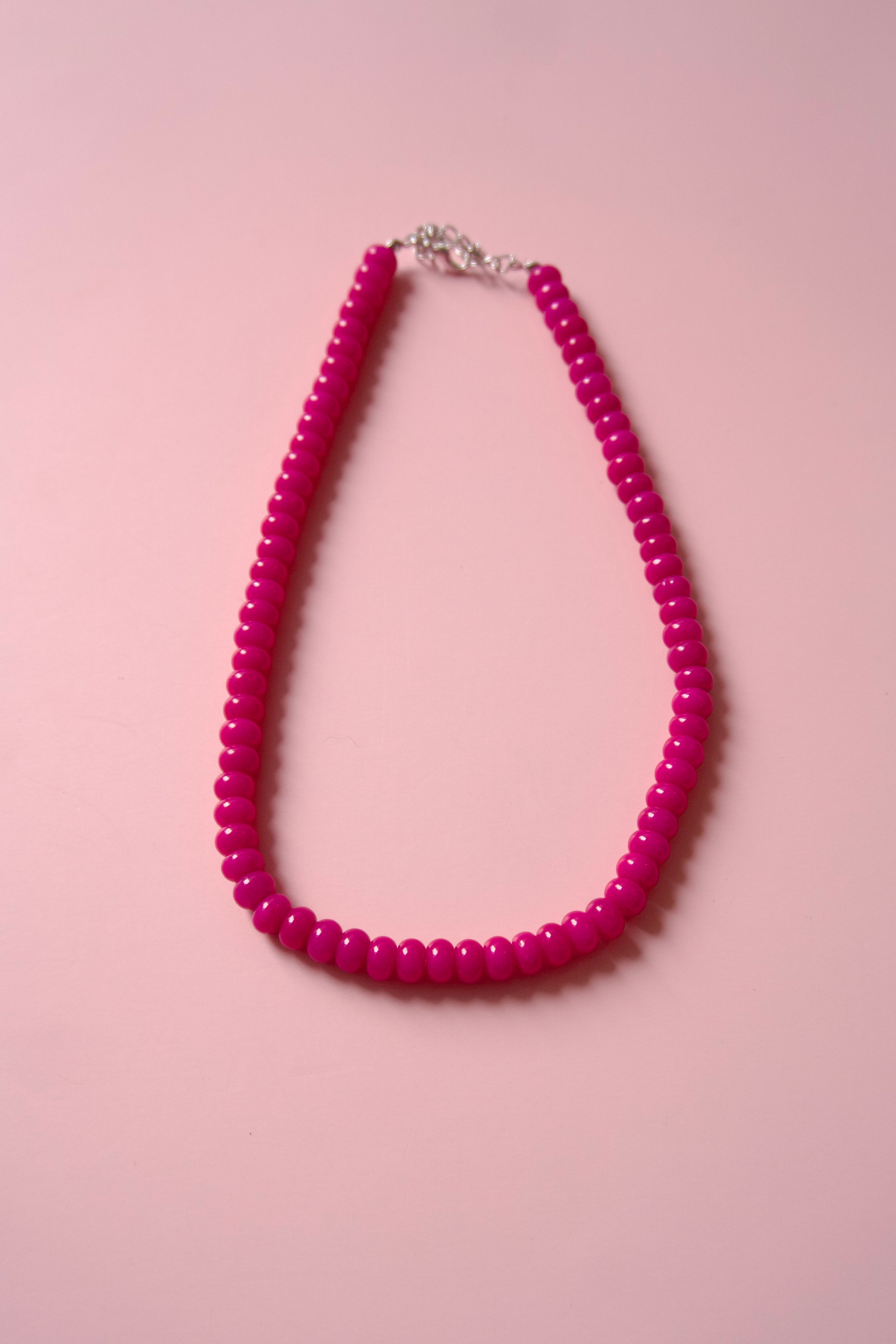 Hot Pink necklace