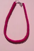 Hey hottie pink necklace