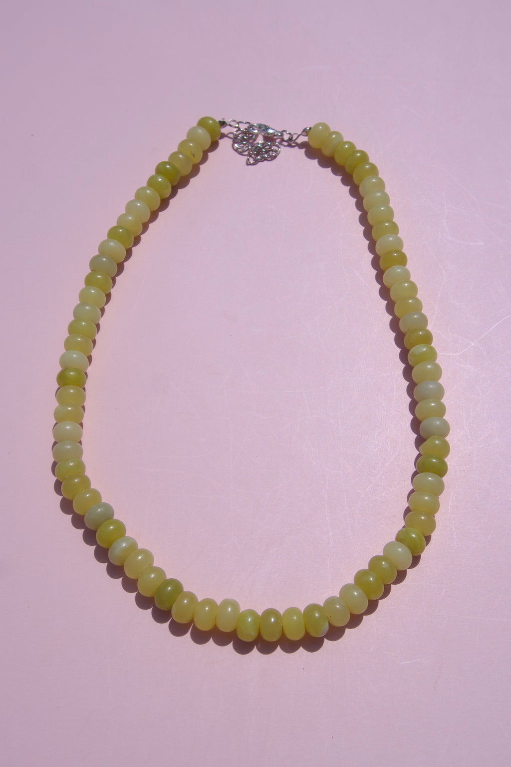 Lemon Jade necklace