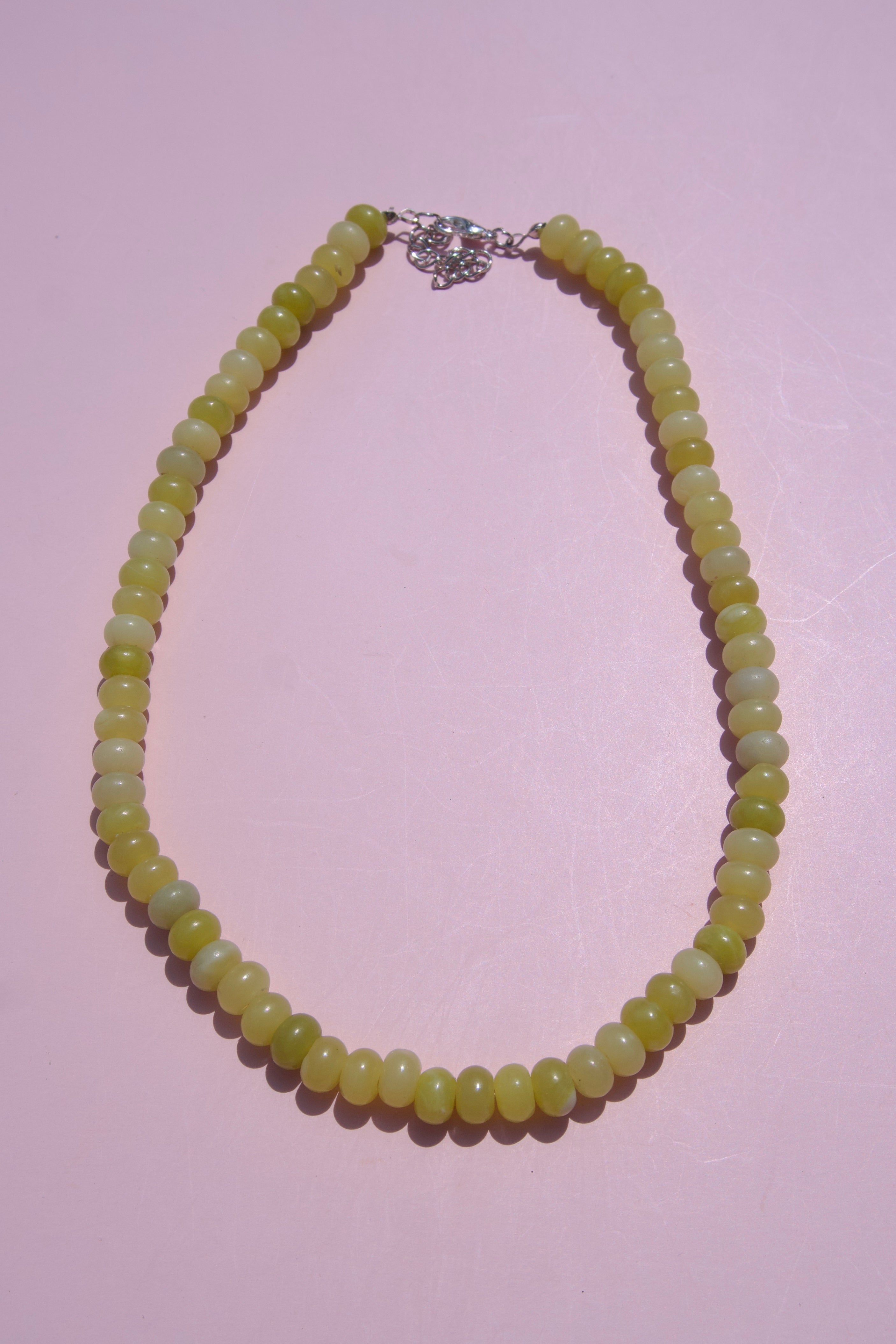 Lemon Jade necklace