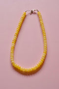 Yellow super sparkly necklace