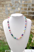 Multicolor gemstone necklace