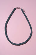 Eucalyptus petite beaded necklace