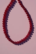 Maroon necklace