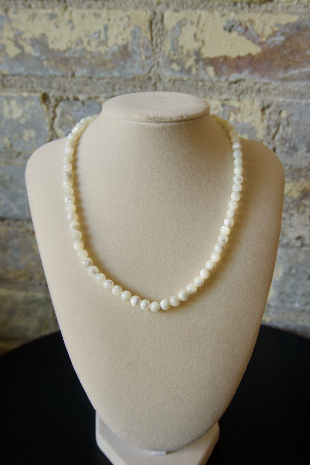 The mother of pearl necklace