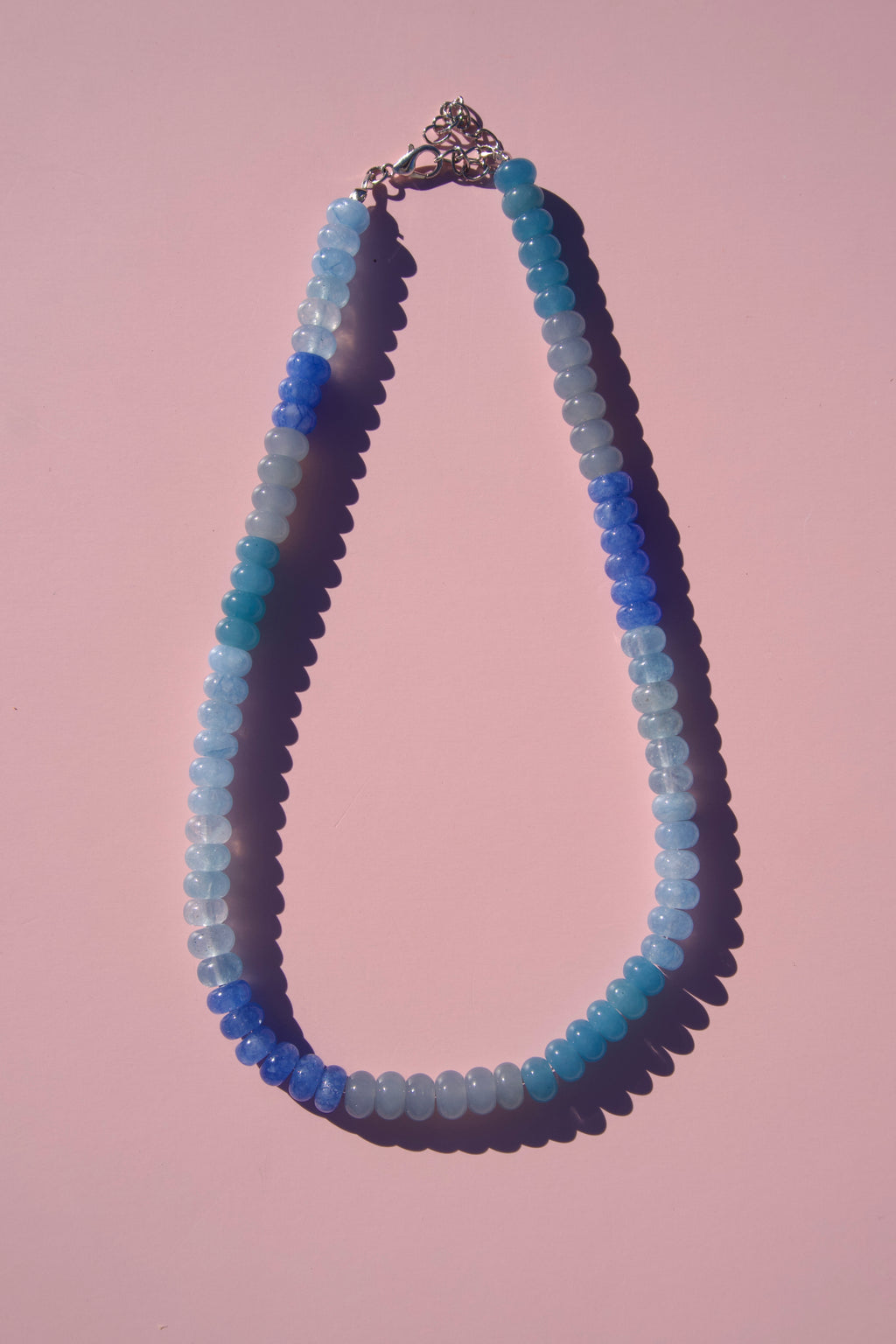 Shades of blue necklace