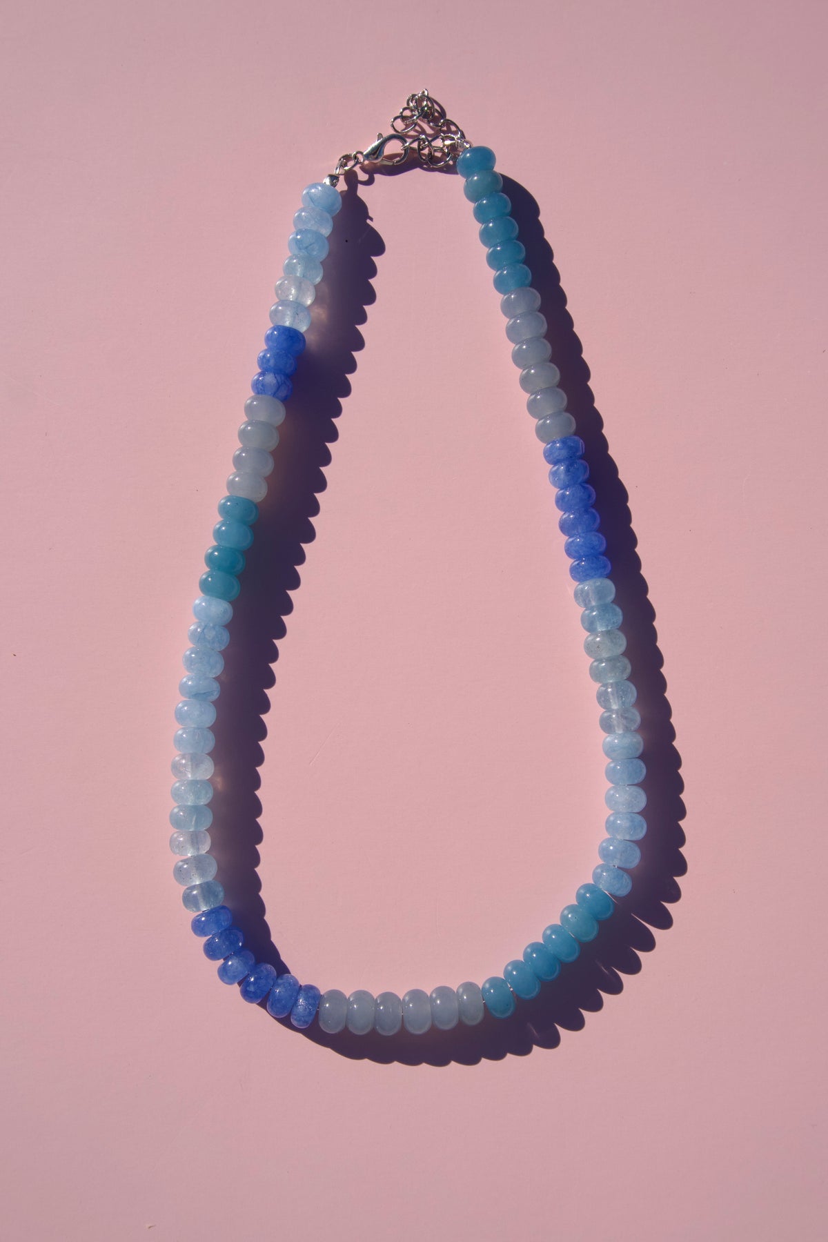 Shades of blue necklace