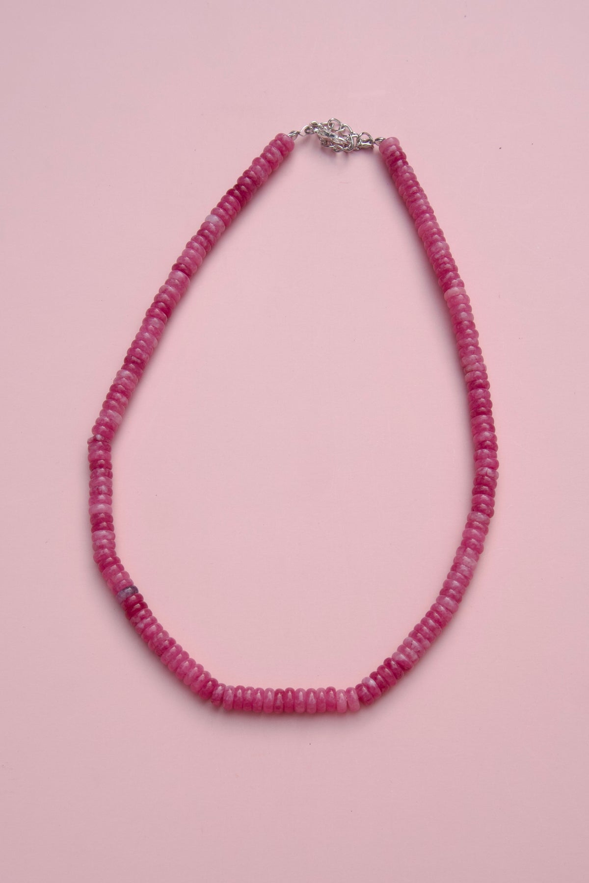 Petite pink necklace