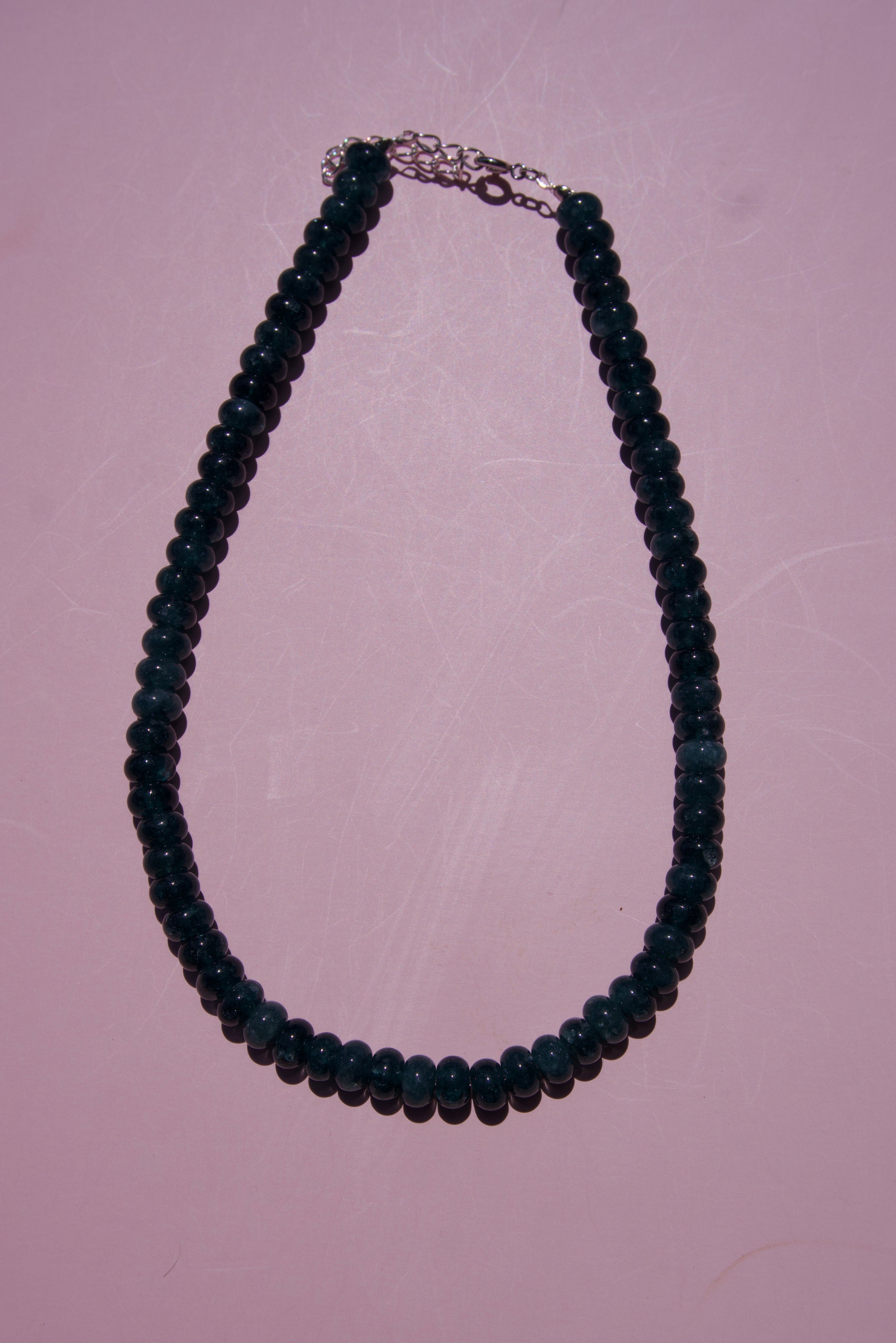 Deep Green gemstone necklace