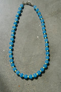 Sky blue+lemon necklace