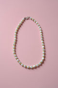Marbled lemon pop necklace