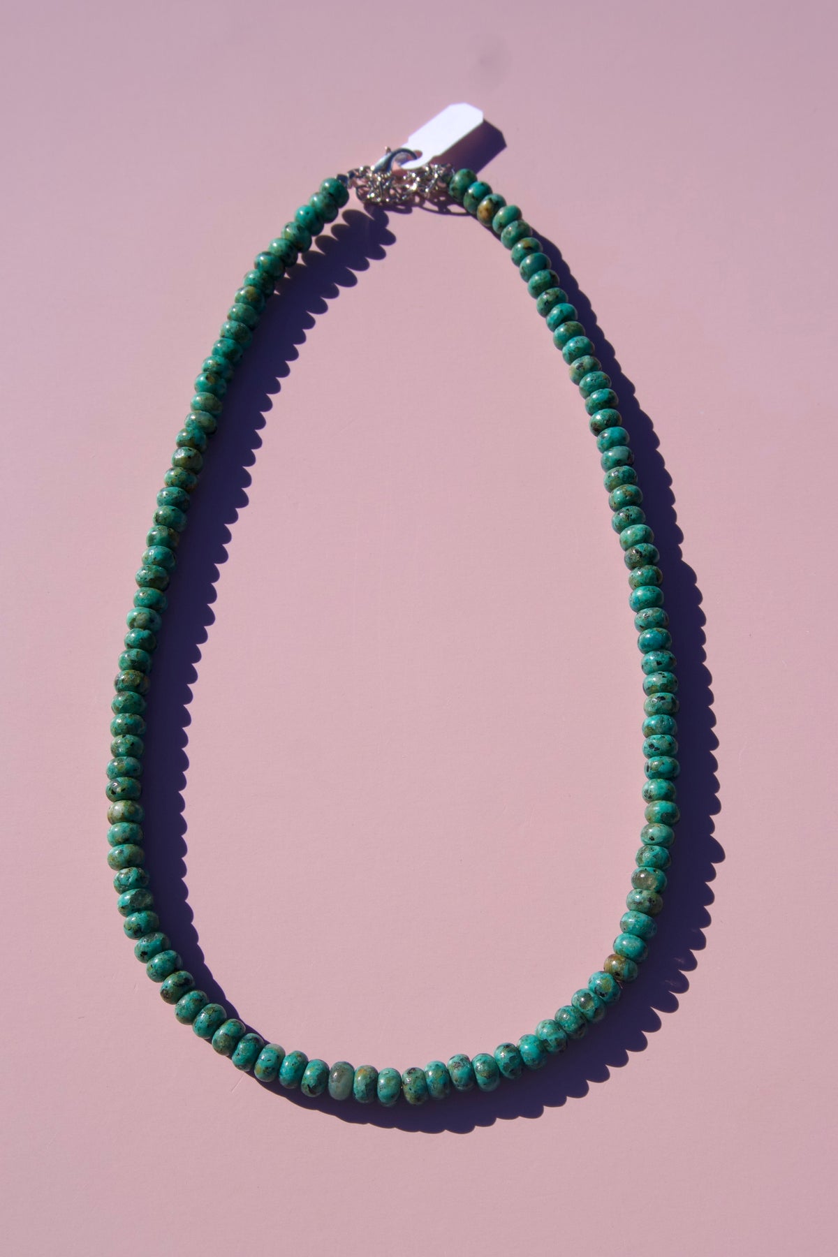 African Turquoise beaded necklace
