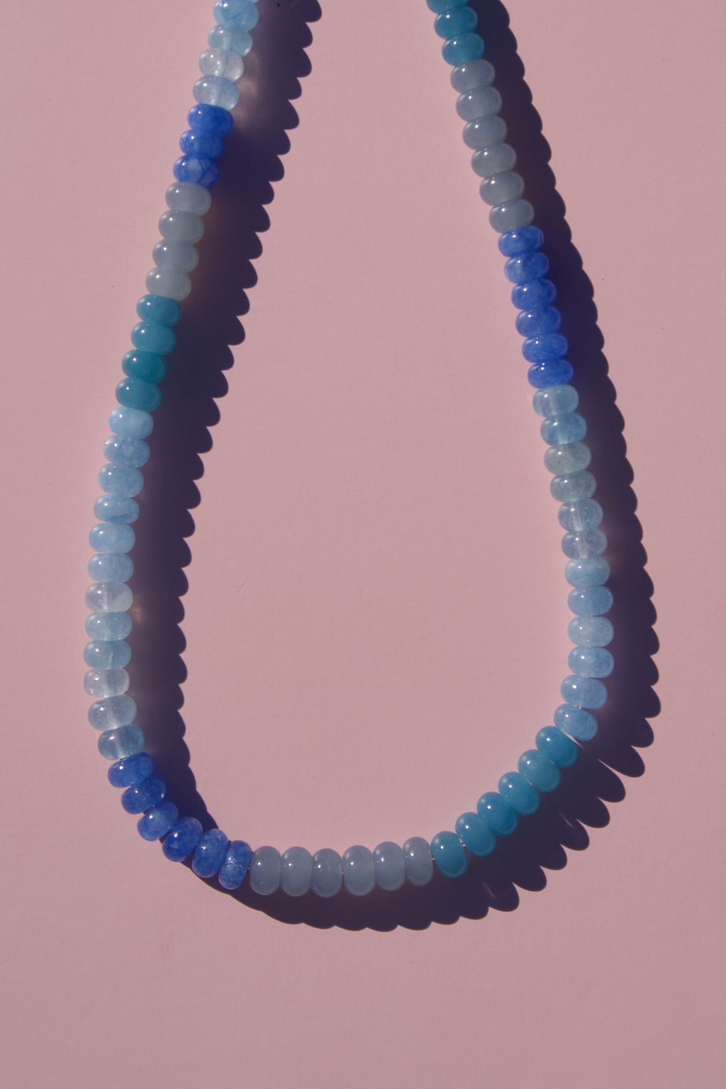 Shades of blue necklace