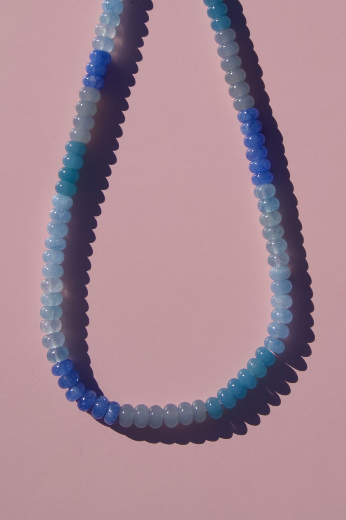 Shades of blue necklace