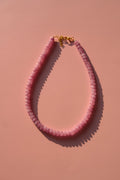 Lavender with gold-tone hardware necklace