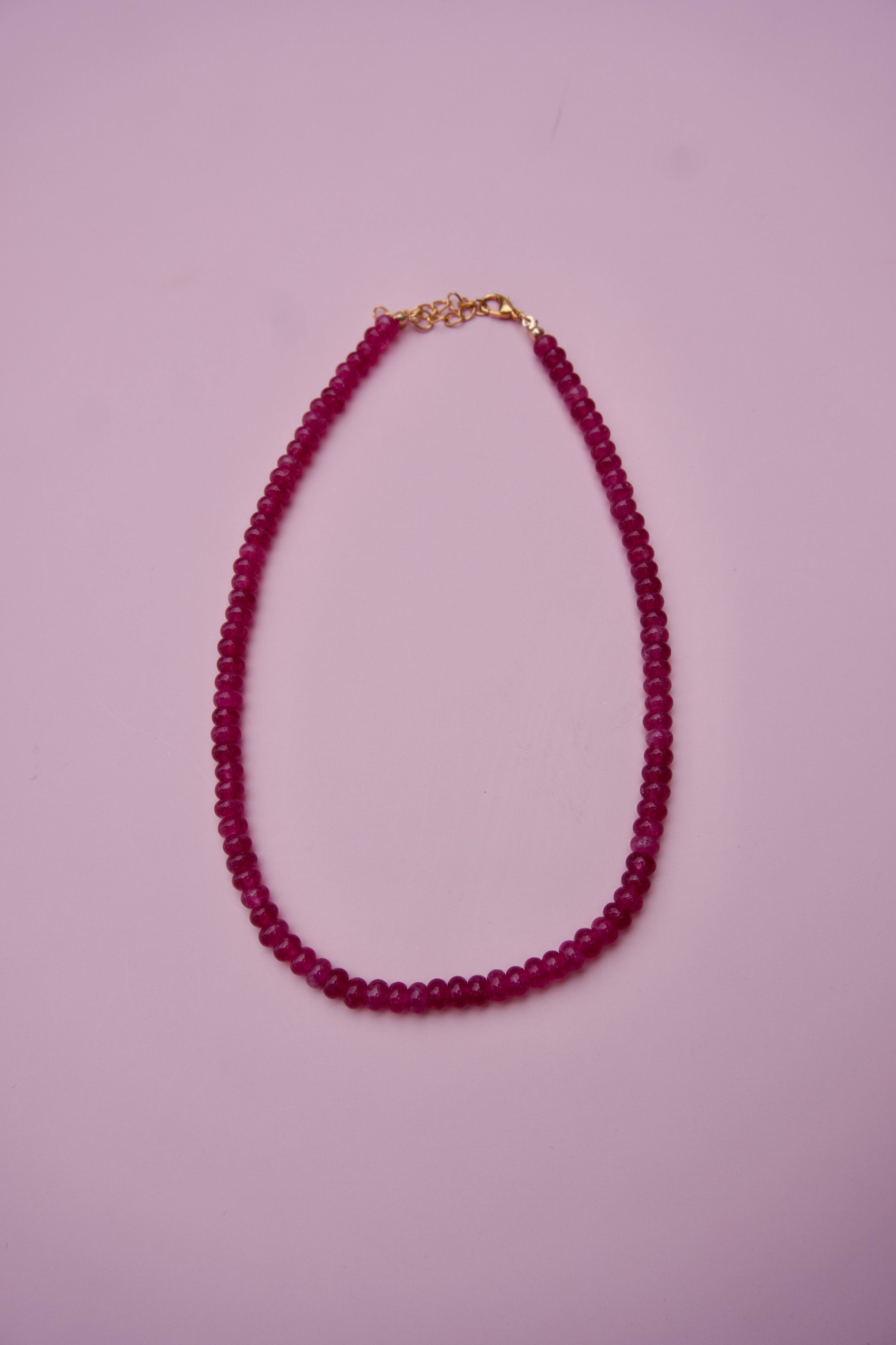 Berry beaded necklace