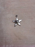 Pewter star charm-small