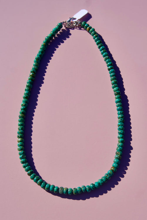 African Turquoise beaded necklace