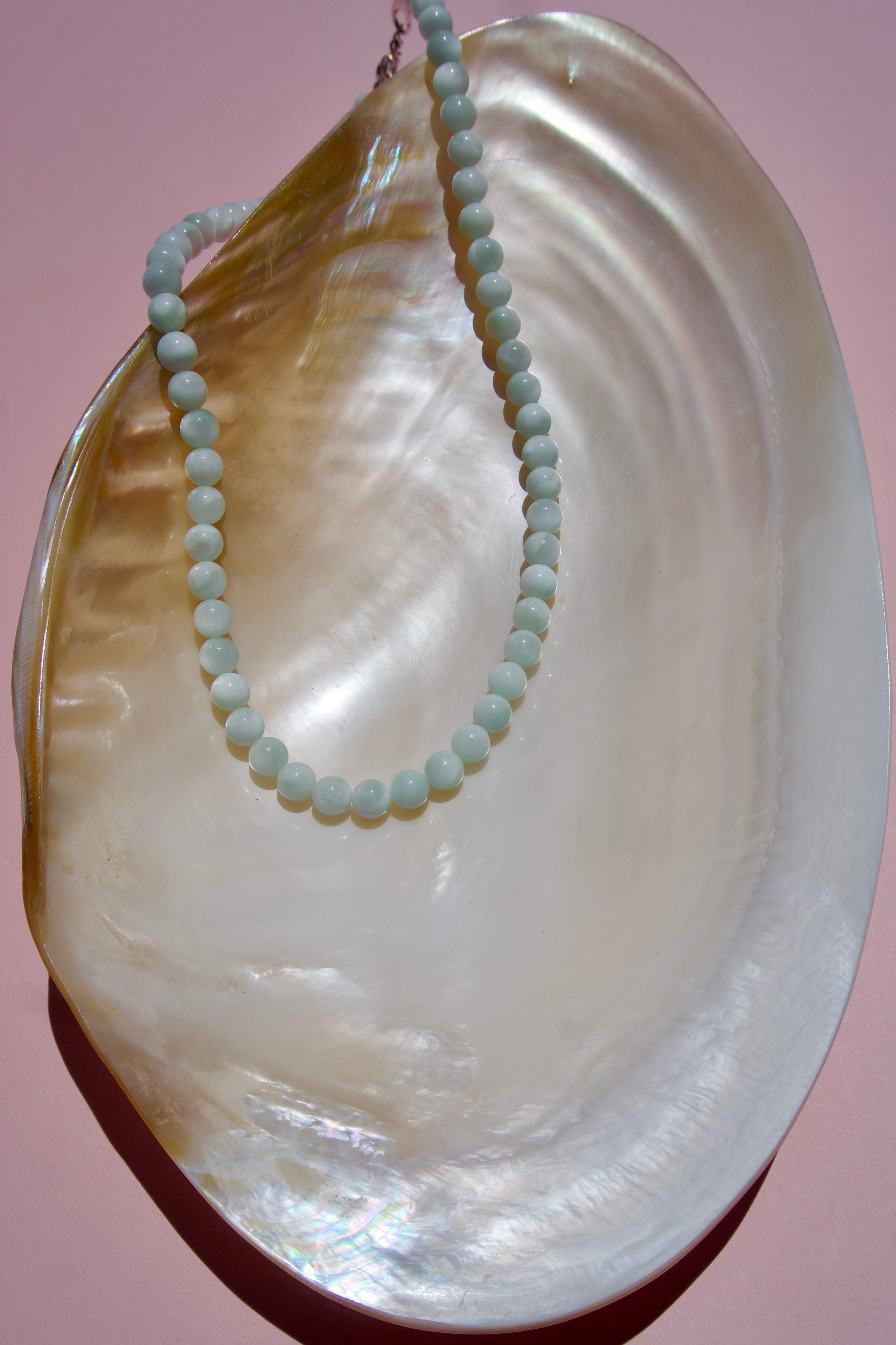 Petite seafoam necklace