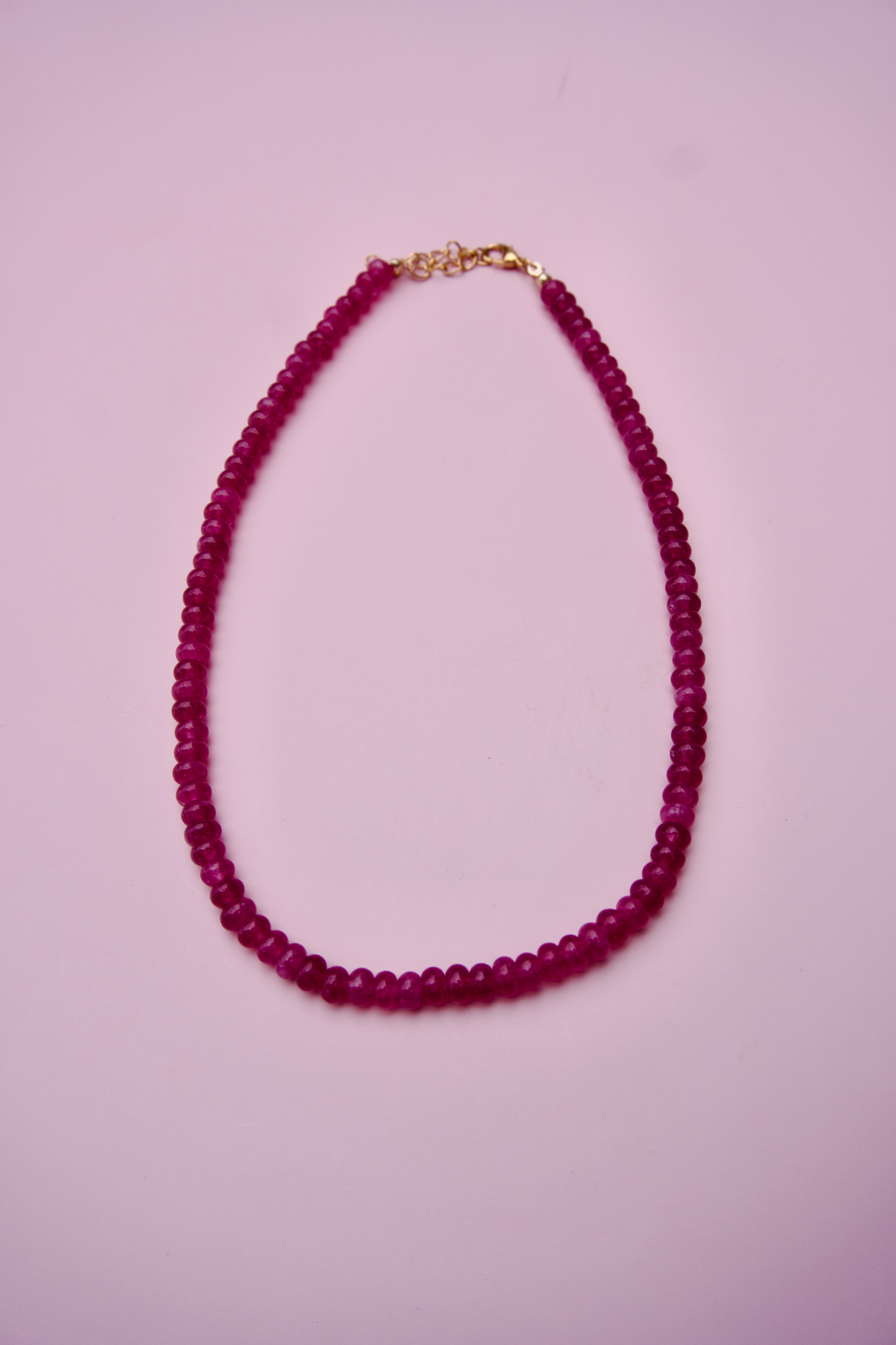 Berry beaded necklace