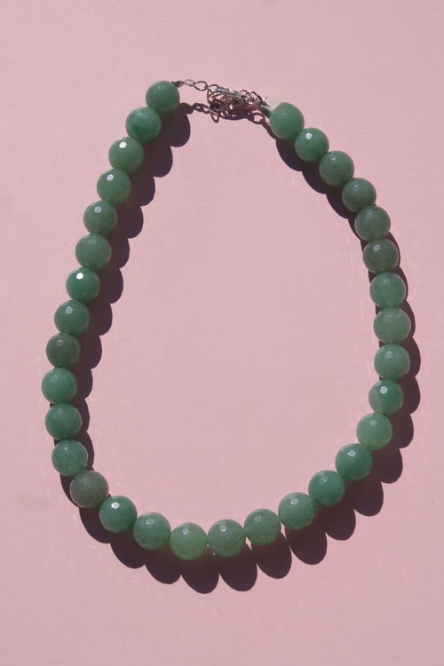 Aventurine beaded necklace