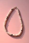 Natural marbled necklace