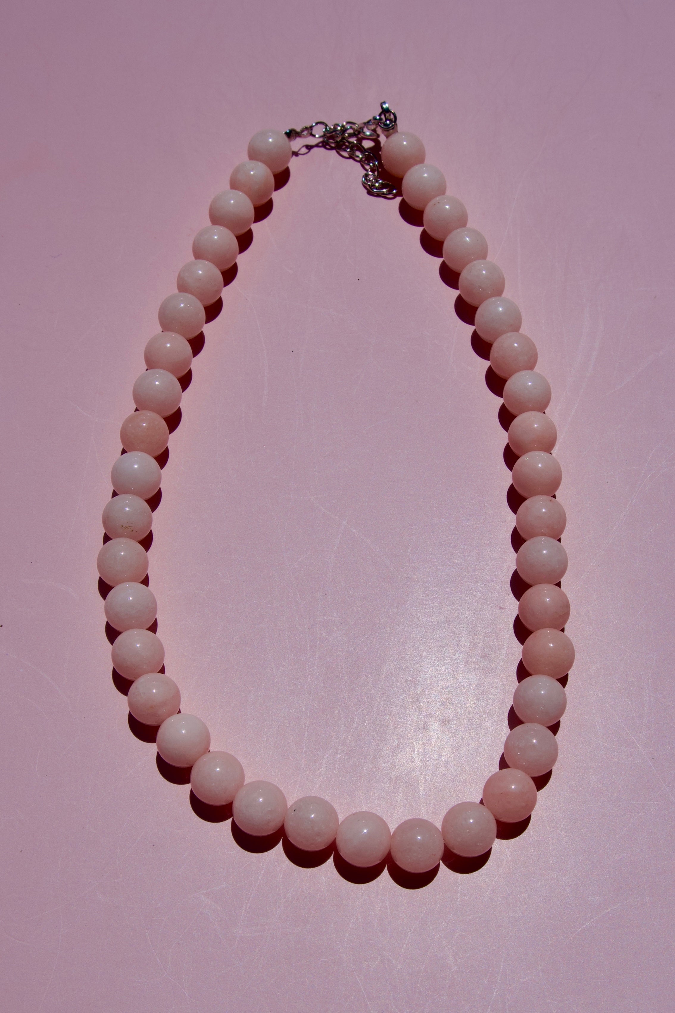 Bubblegum Jade necklace