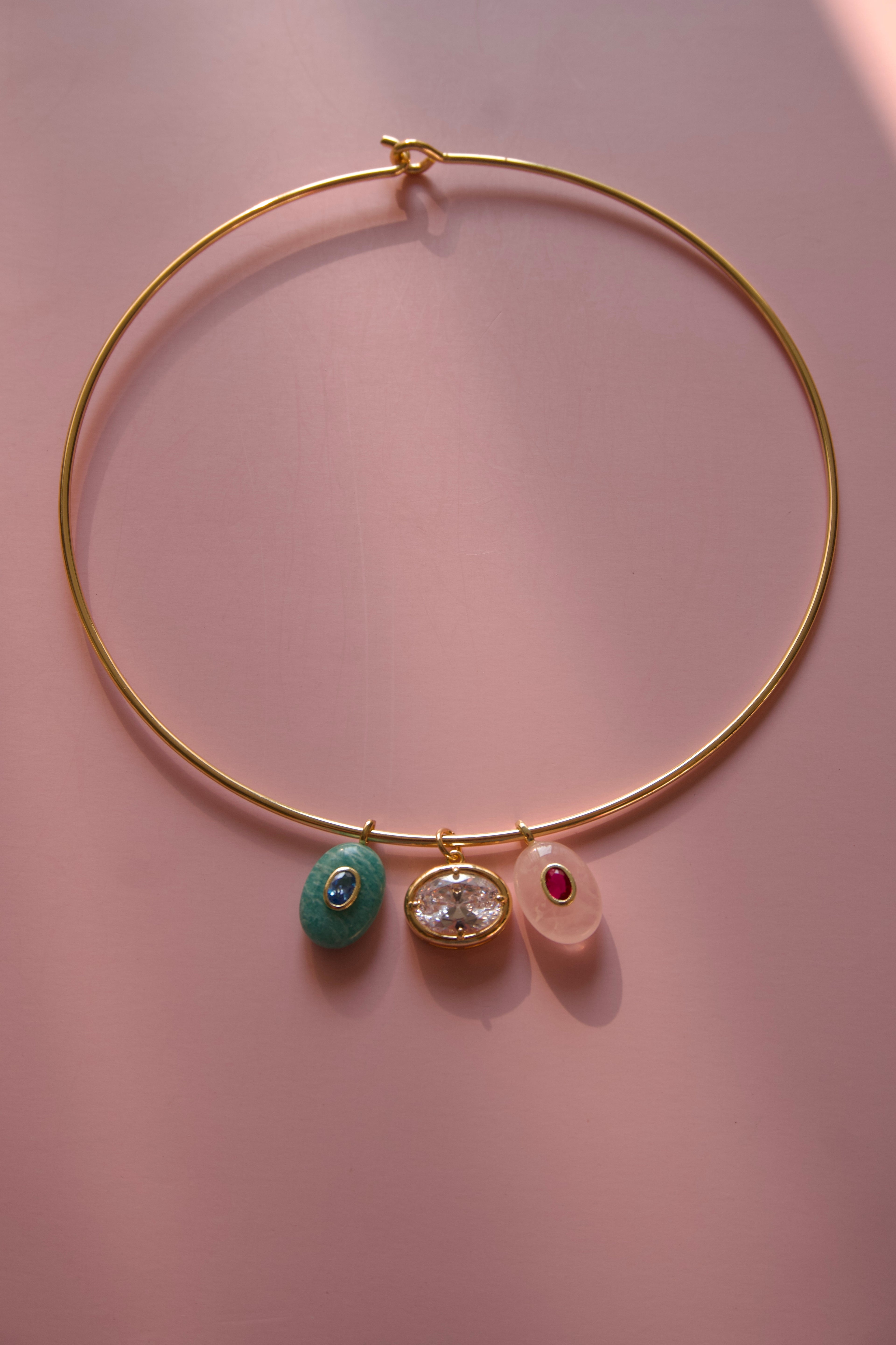 Rose Quartz collar