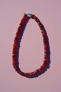 Speckled Amber beaded necklace
