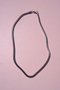 Silver tone (SS) snake chain necklace