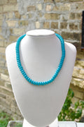 Turquoise beaded necklace